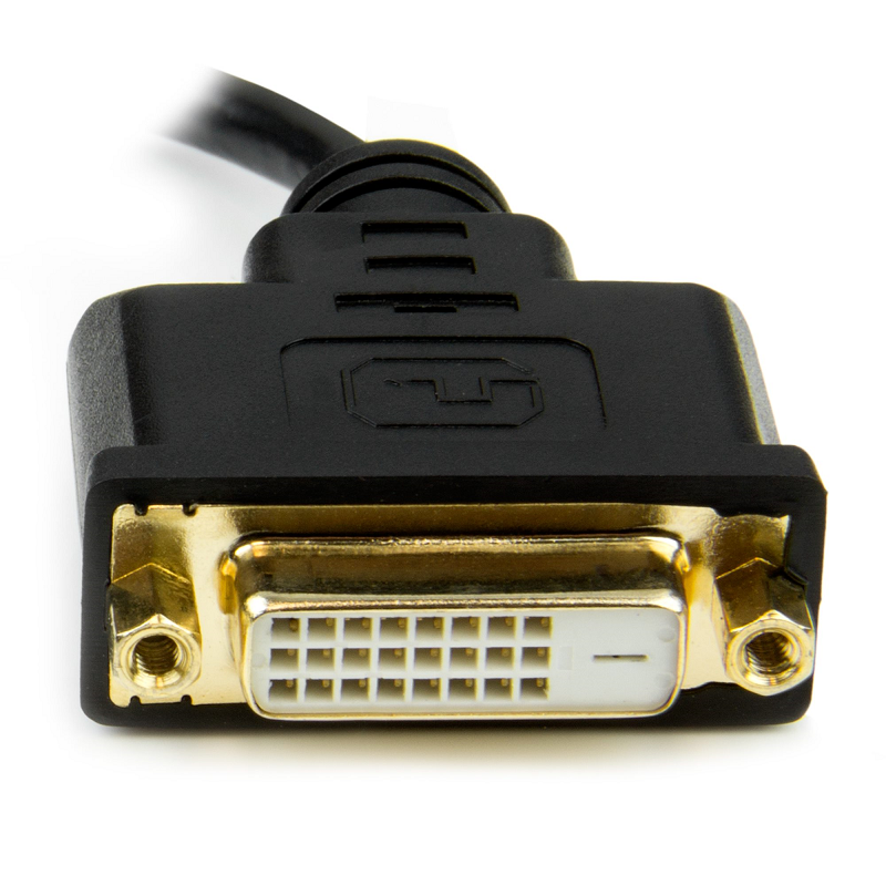 StarTech HDCDVIMF8IN Mini HDMI to DVI-D Adapter M/F - 8in